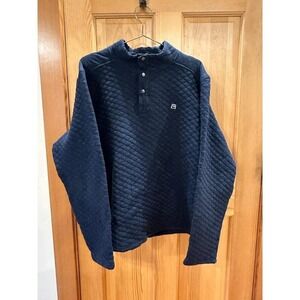 Men's Quilted Avalanche Pullover size 2XL Big & Tall Navy Blue